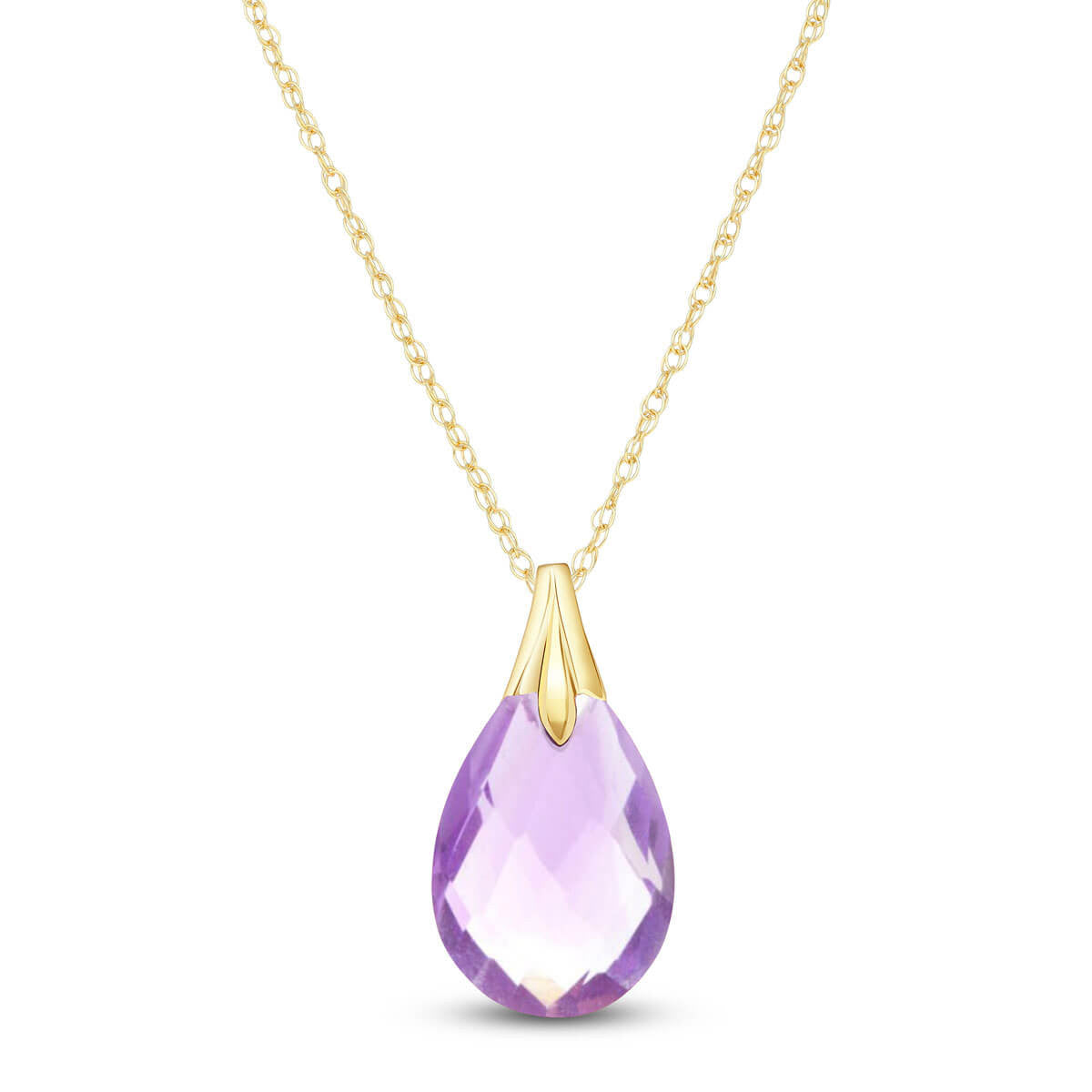Glistening Glow Amethyst Necklace