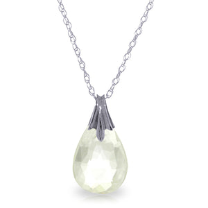 Glistening Glow White Topaz Necklace