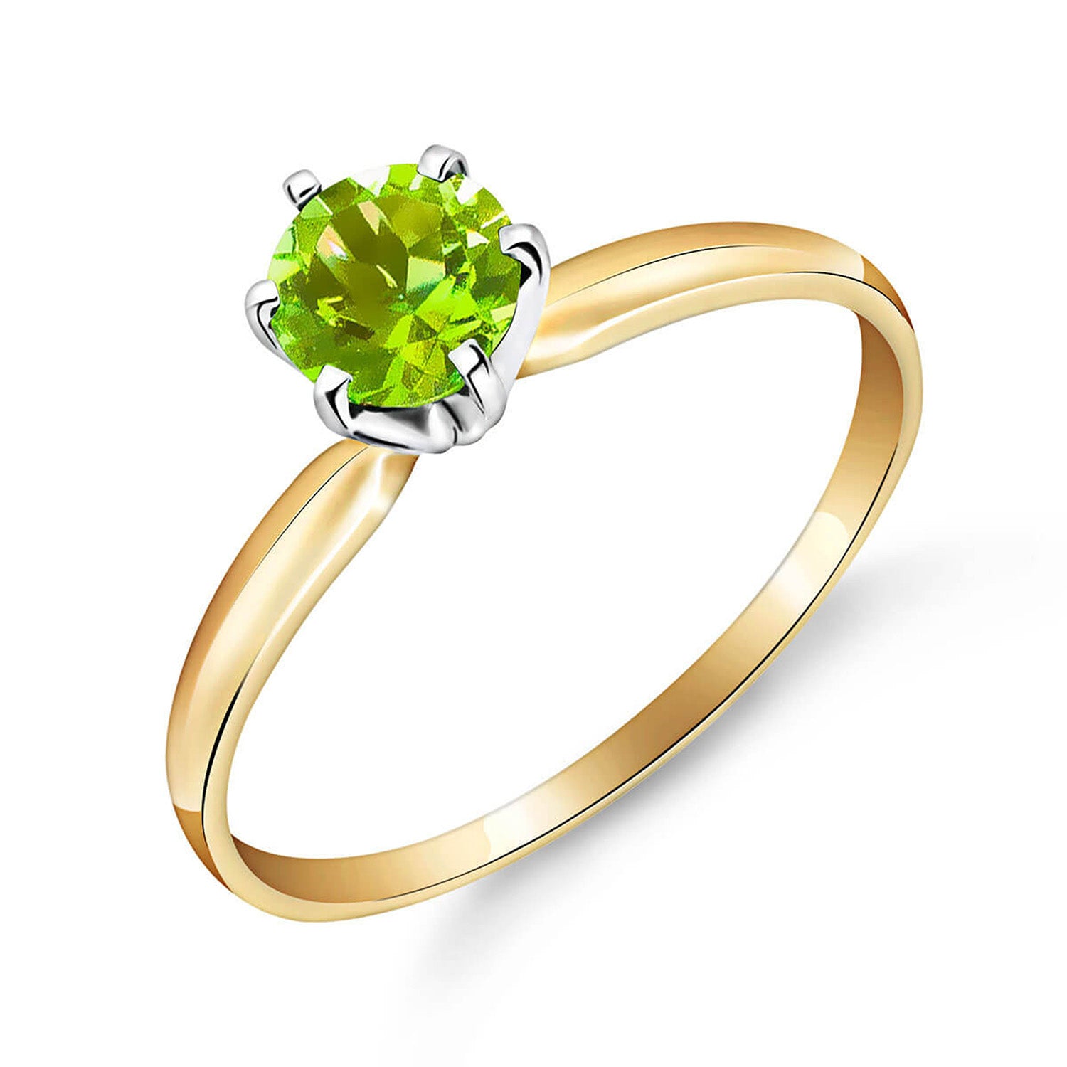 Subtle Serenity Peridot Ring