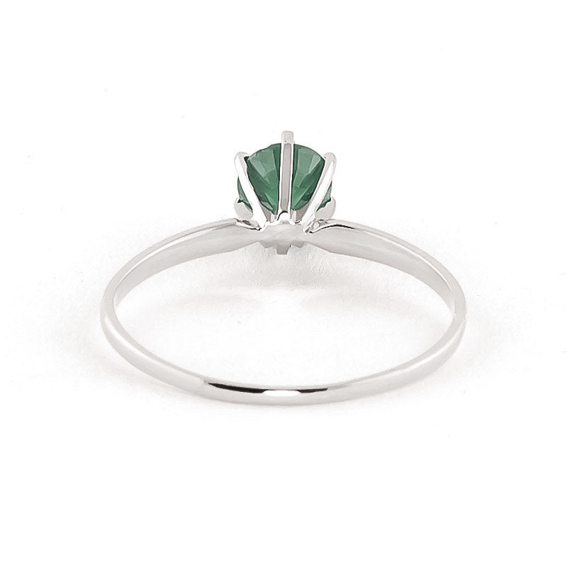 Subtle Serenity Emerald Ring