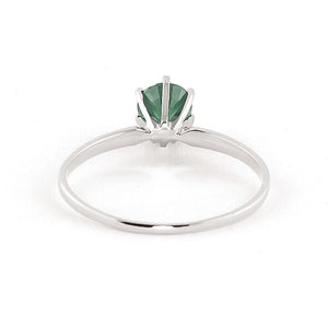 Subtle Serenity Emerald Ring