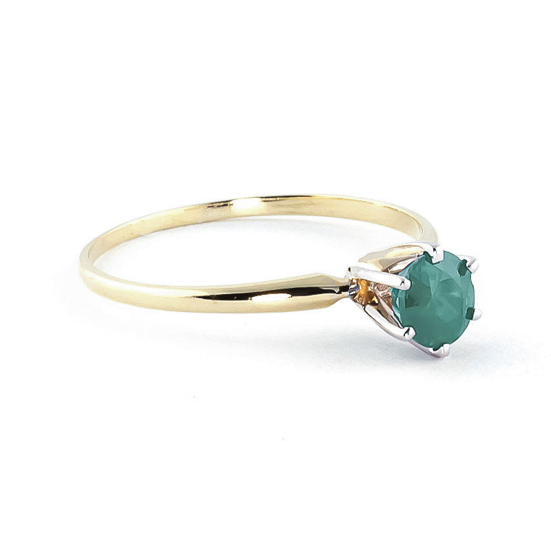 Subtle Serenity Emerald Ring