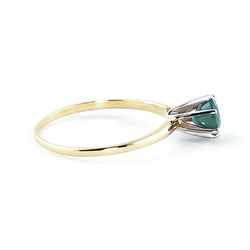 Subtle Serenity Emerald Ring
