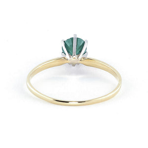 Subtle Serenity Emerald Ring
