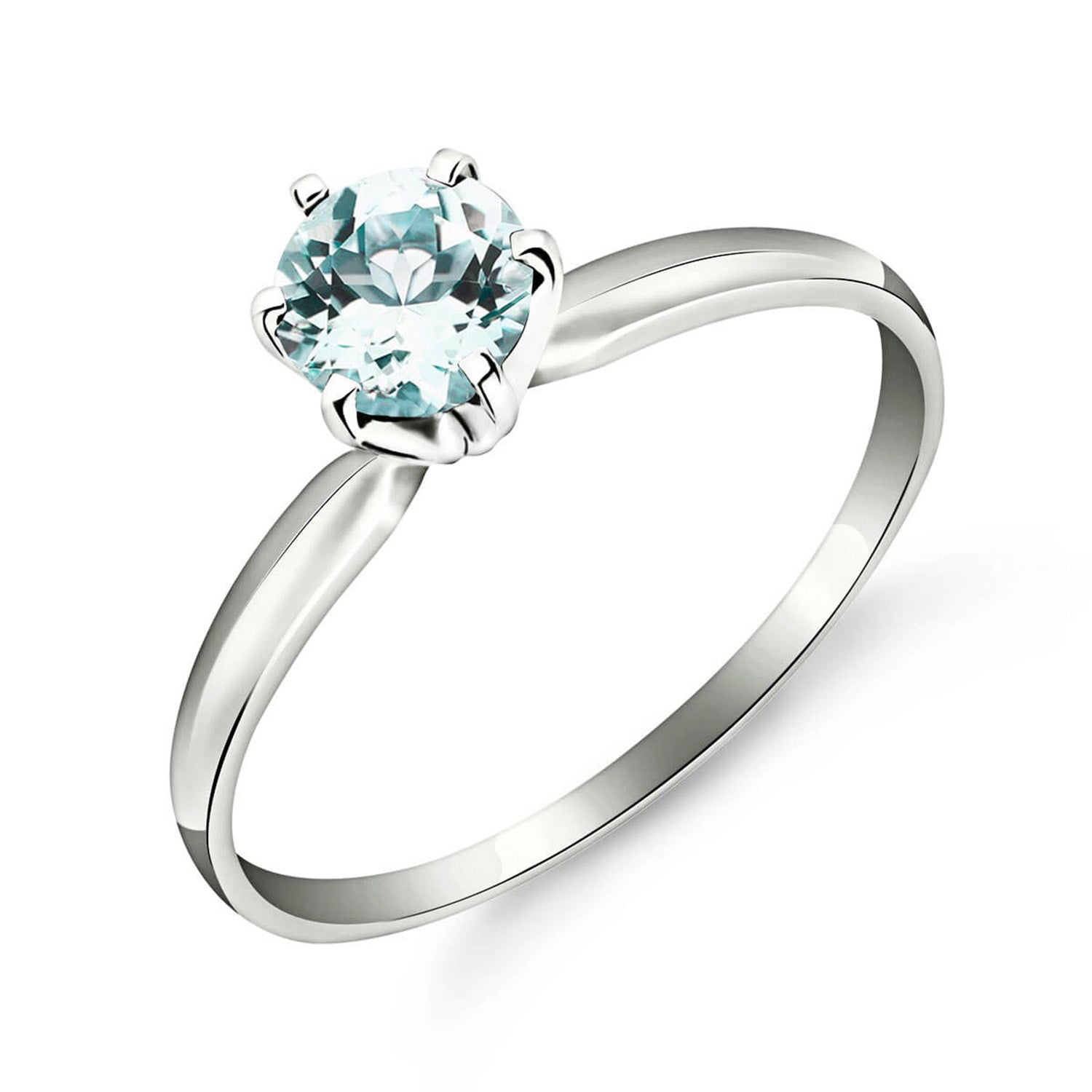 Subtle Serenity Aquamarine Ring