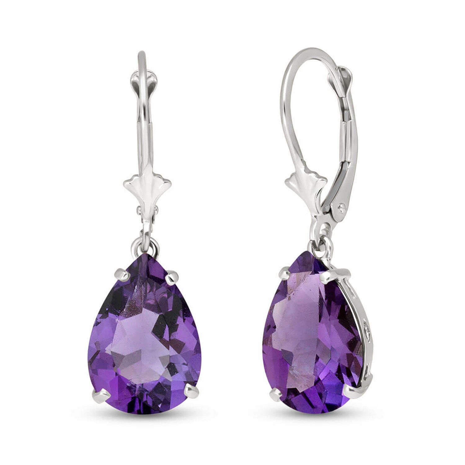 Hidden Light Purple Amethyst Earrings