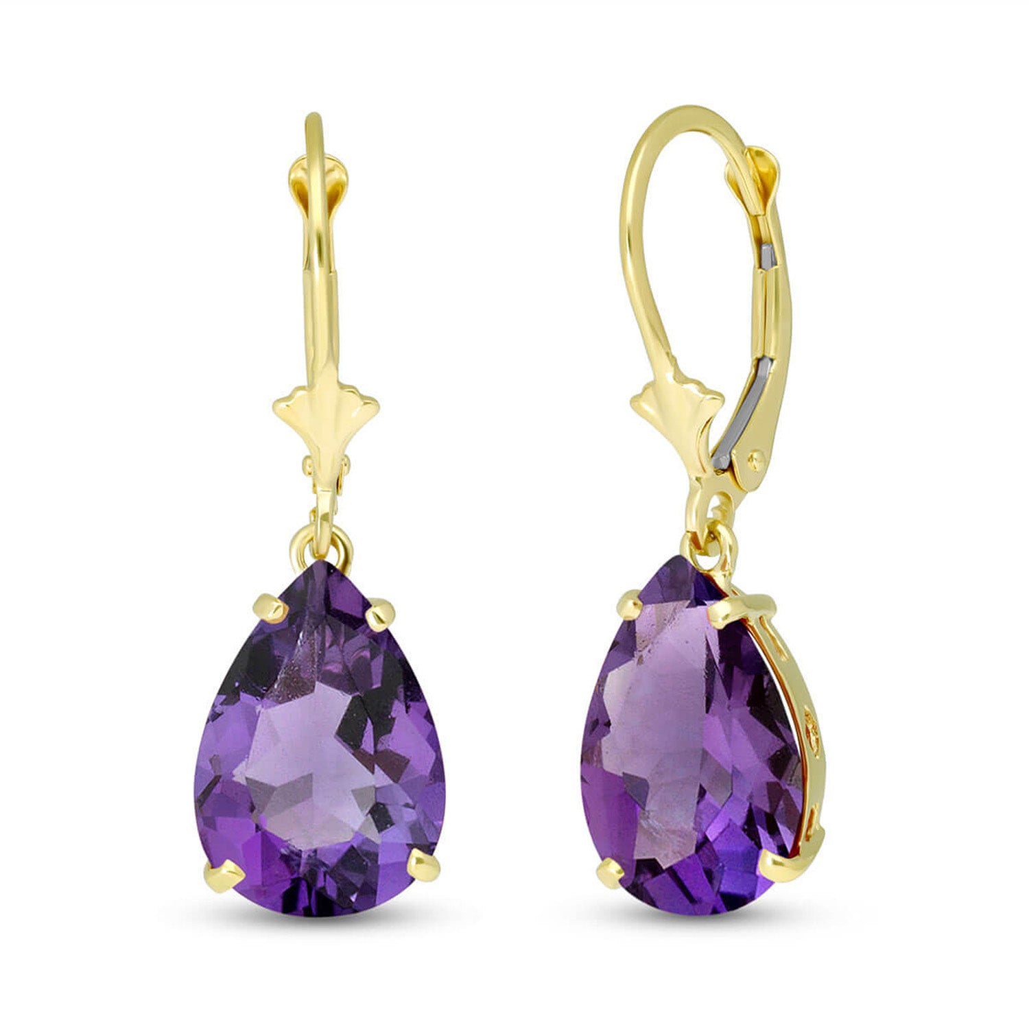 Hidden Light Purple Amethyst Earrings
