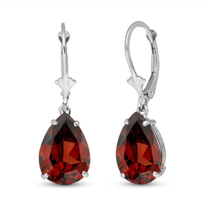 Hidden Light Garnet Earrings