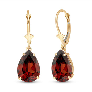 Hidden Light Garnet Earrings
