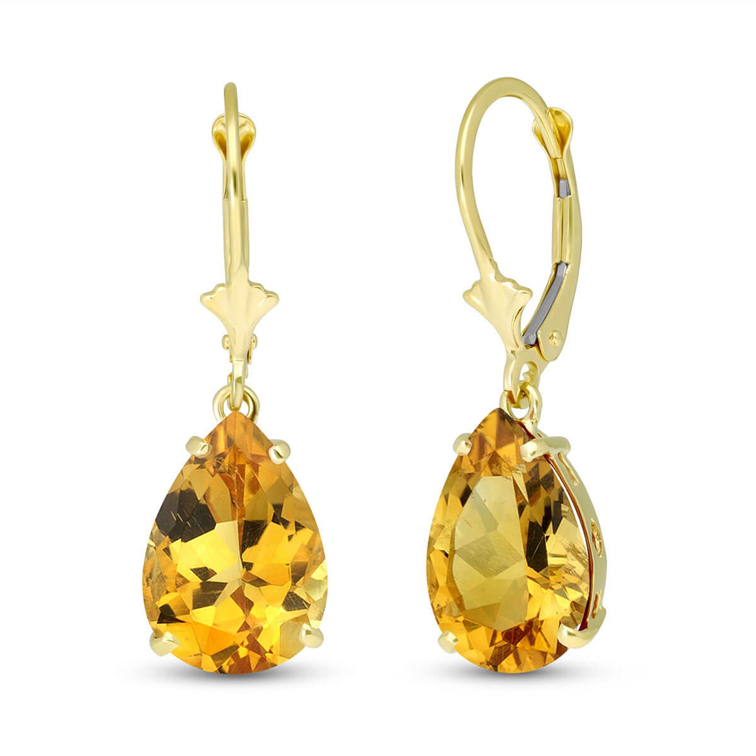 Hidden Light Citrine Earrings