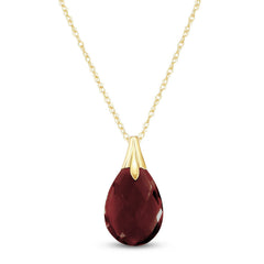Glistening Glow Garnet Necklace