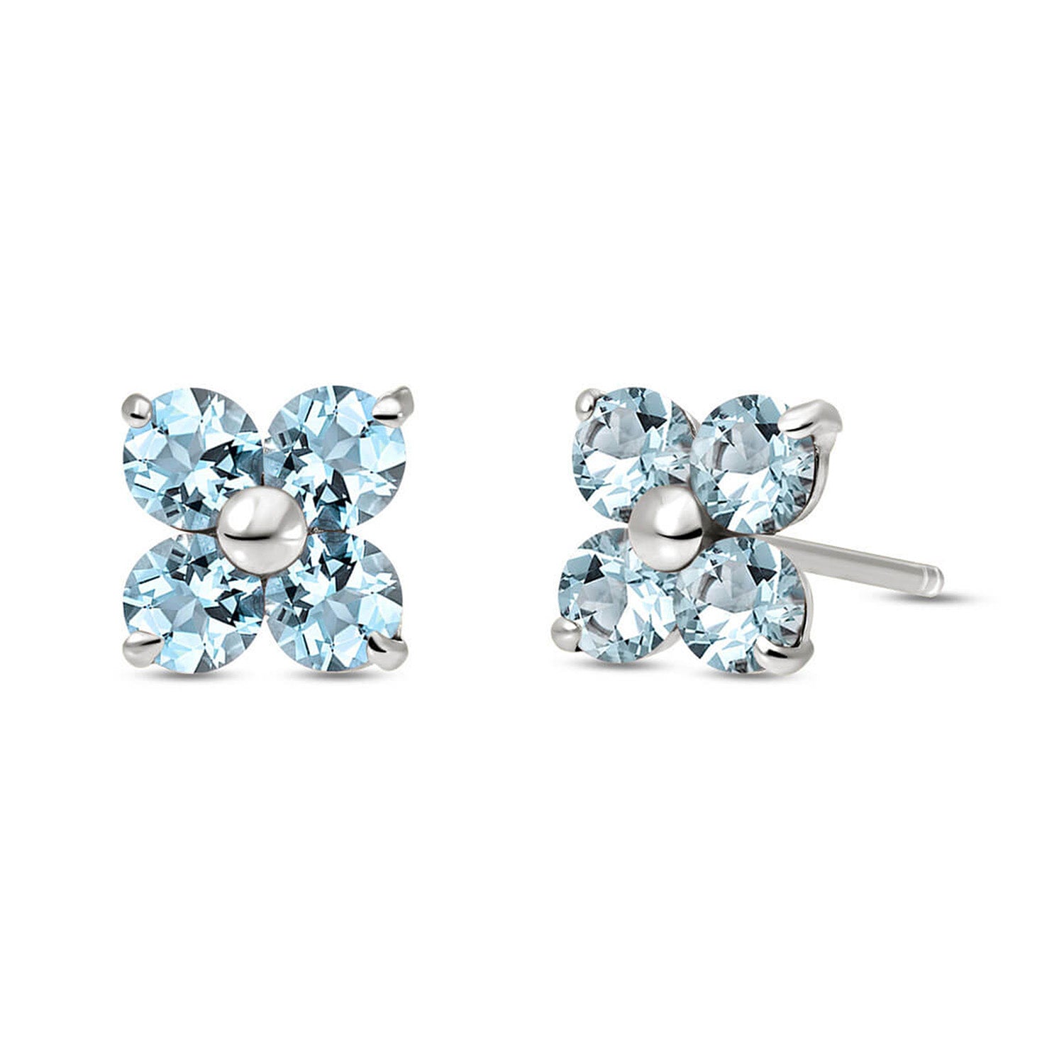Garden Gem Aquamarine Earrings