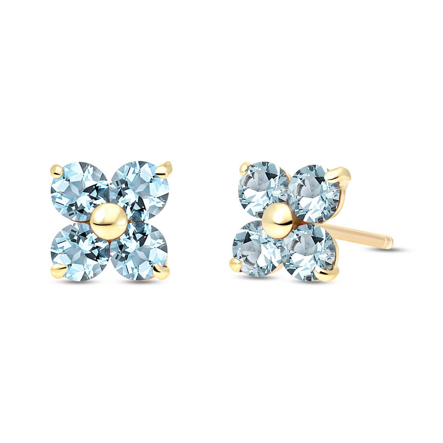 Garden Gem Aquamarine Earrings