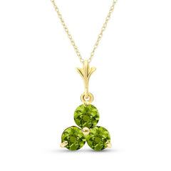 Trinity Gems Peridot Necklace