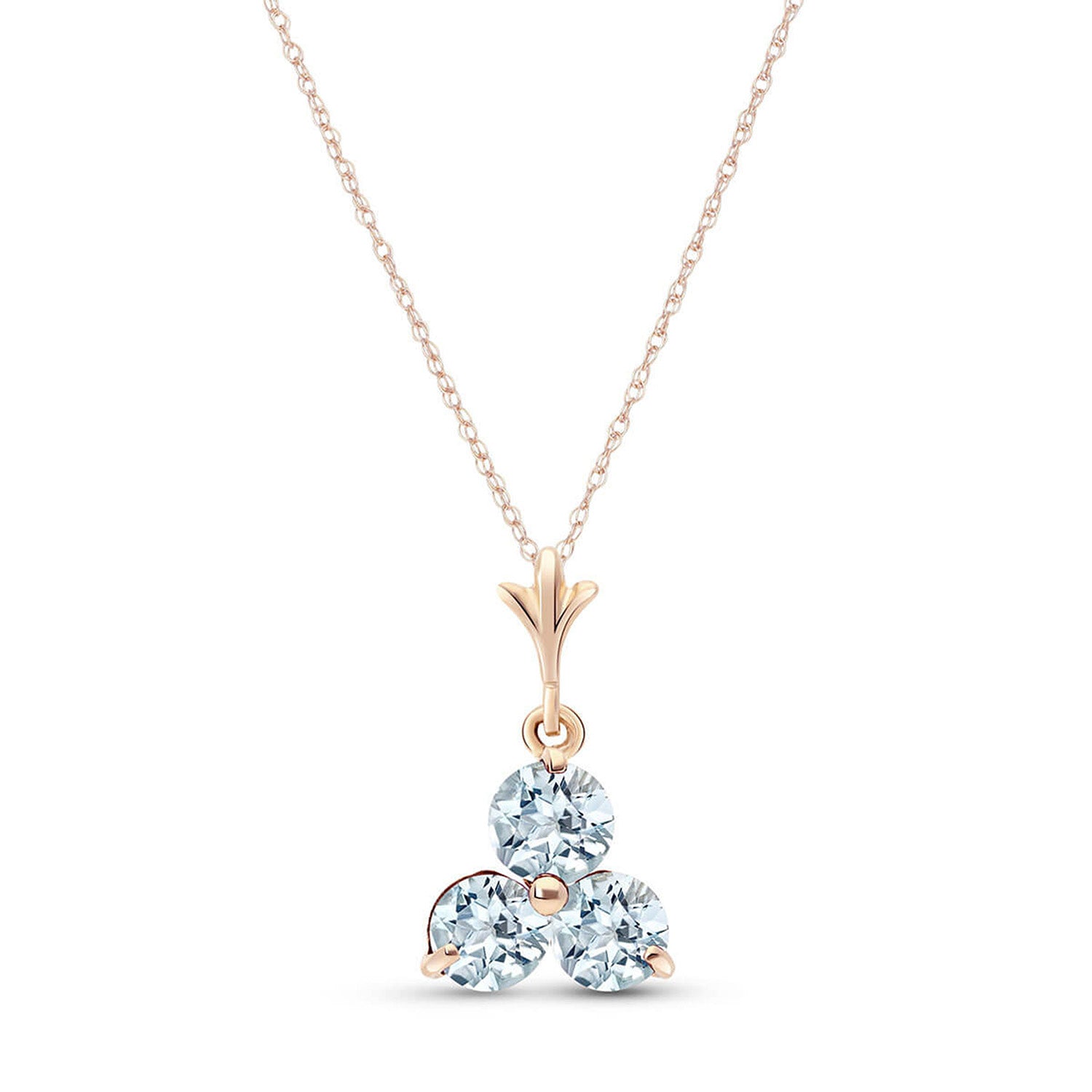 Trinity Gems Aquamarine Necklace