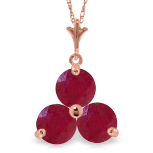 Trinity Gems Ruby Necklace