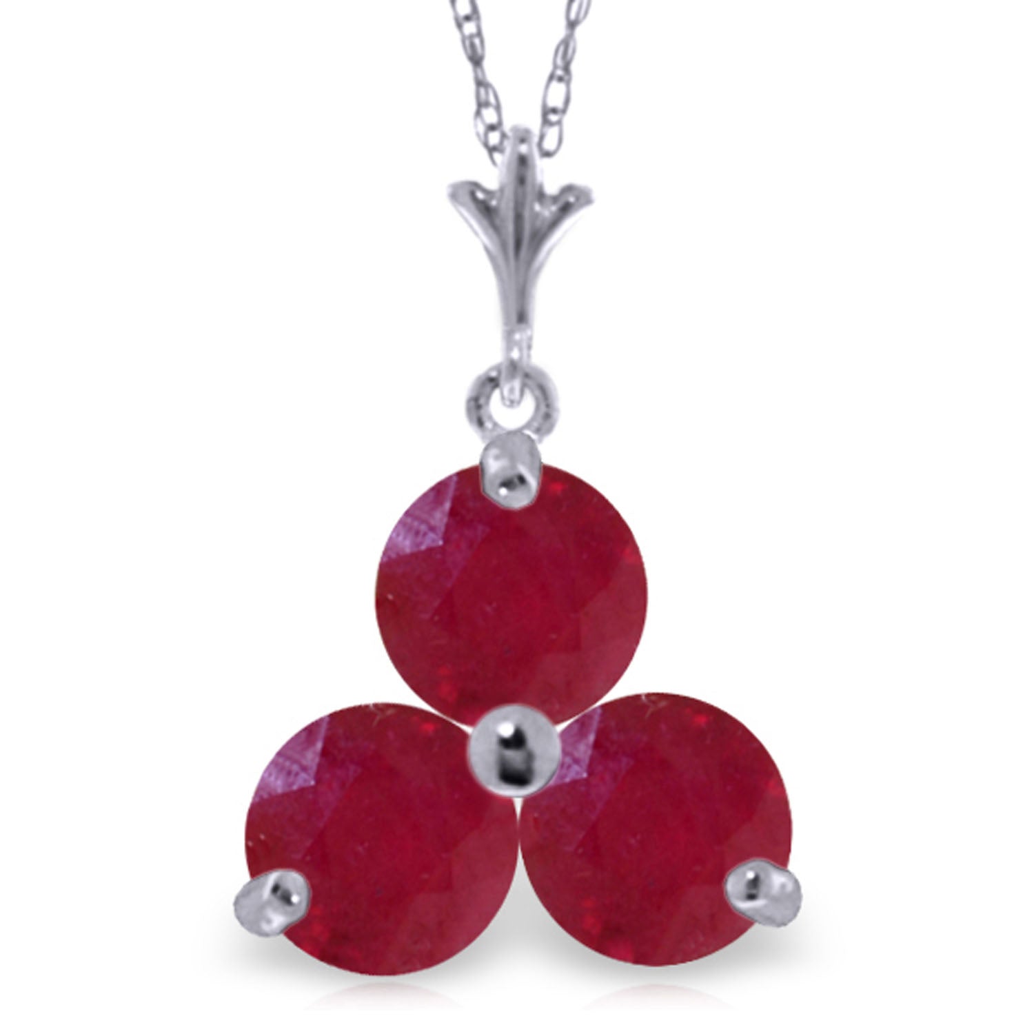 Trinity Gems Ruby Necklace
