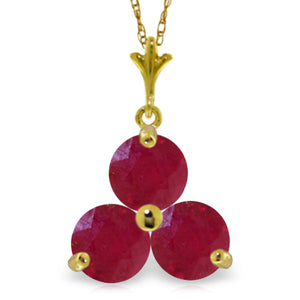 Trinity Gems Ruby Necklace