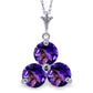 Trinity Gems Amethyst Necklace
