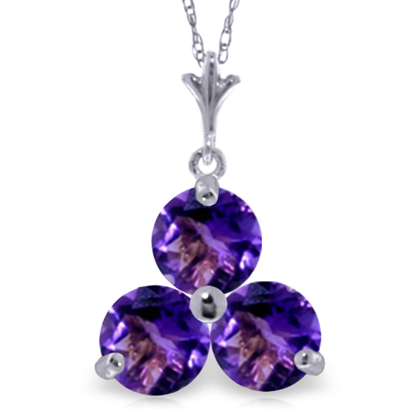 Trinity Gems Amethyst Necklace