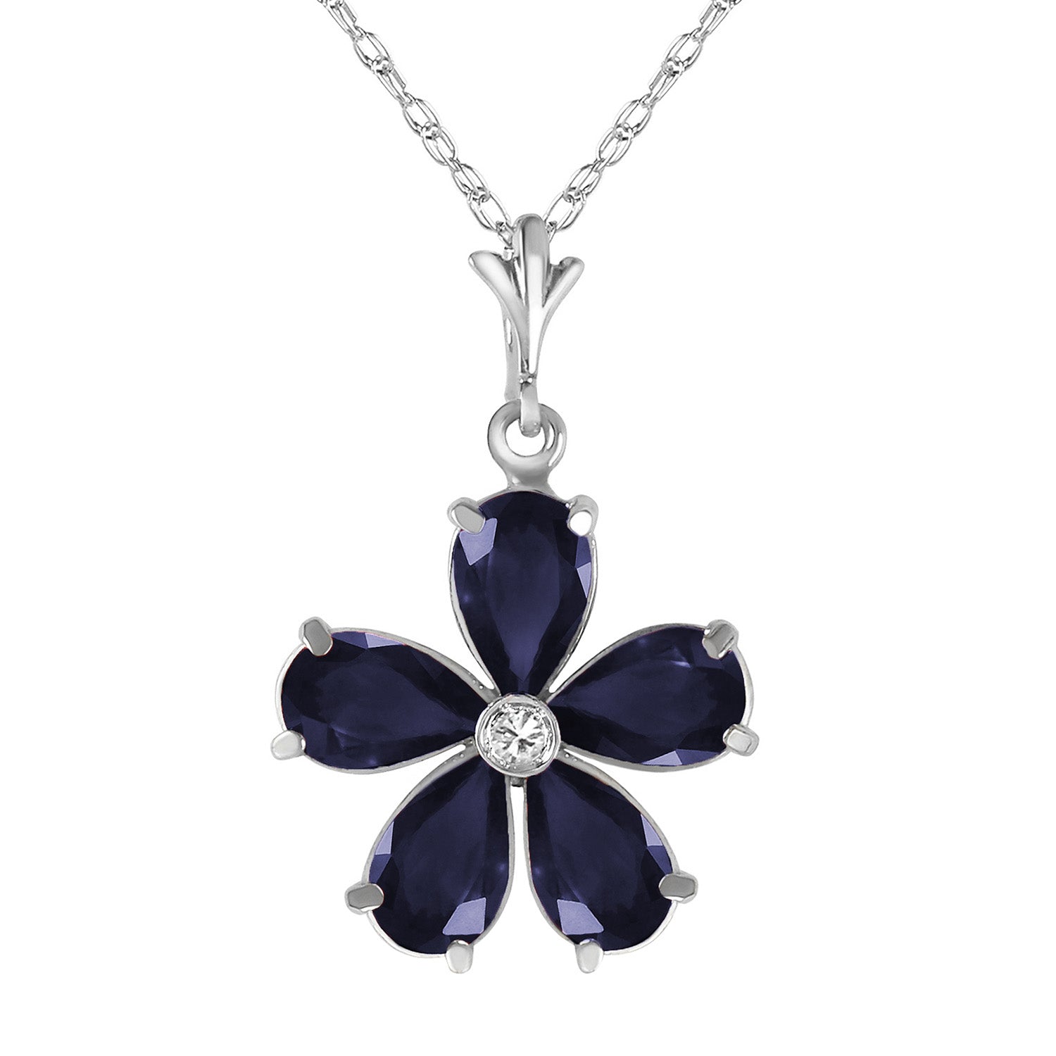 Gilded Petal Sapphire Chain