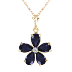 Gilded Petal Sapphire Chain