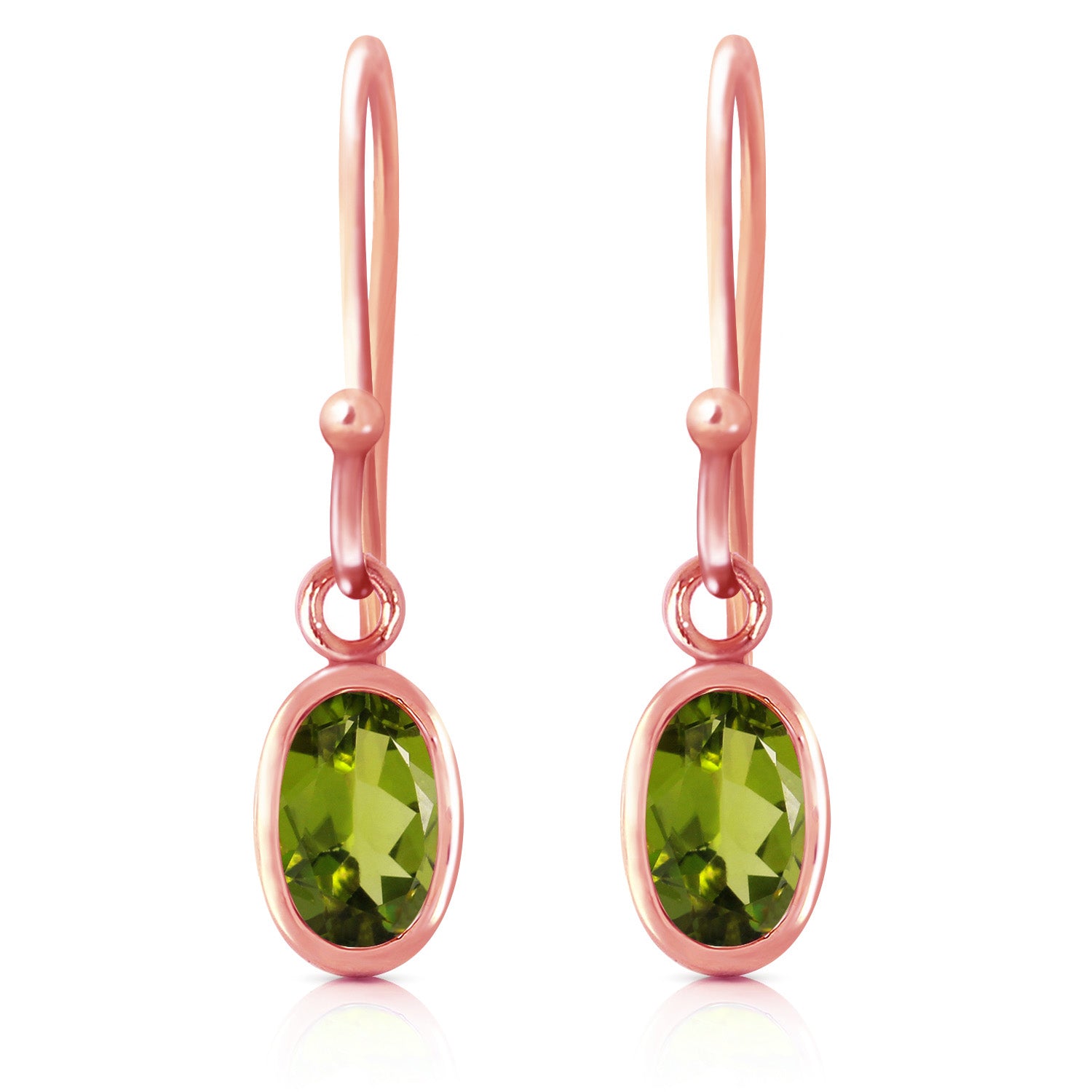 Swaying Silhouette Peridot Earrings
