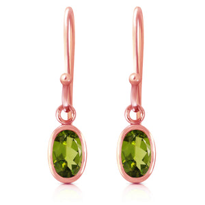 Swaying Silhouette Peridot Earrings