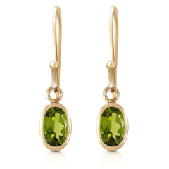 Swaying Silhouette Peridot Earrings