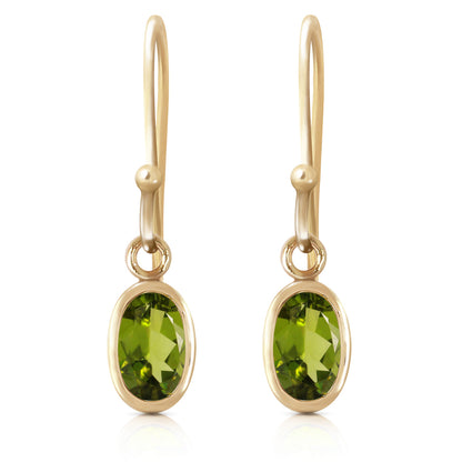 Swaying Silhouette Peridot Earrings