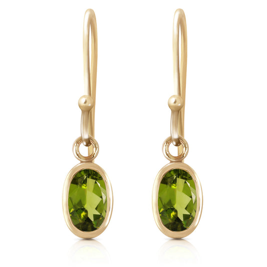 Swaying Silhouette Peridot Earrings