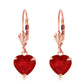 Eternal Love Ruby Earrings