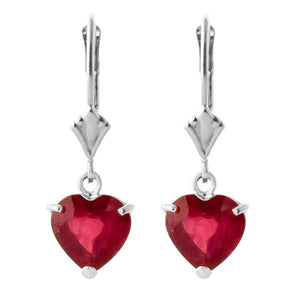 Eternal Love Ruby Leverback Earrings