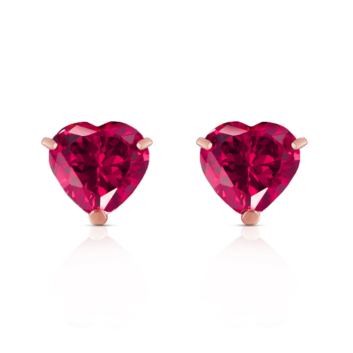 Radiant Love Ruby Earrings
