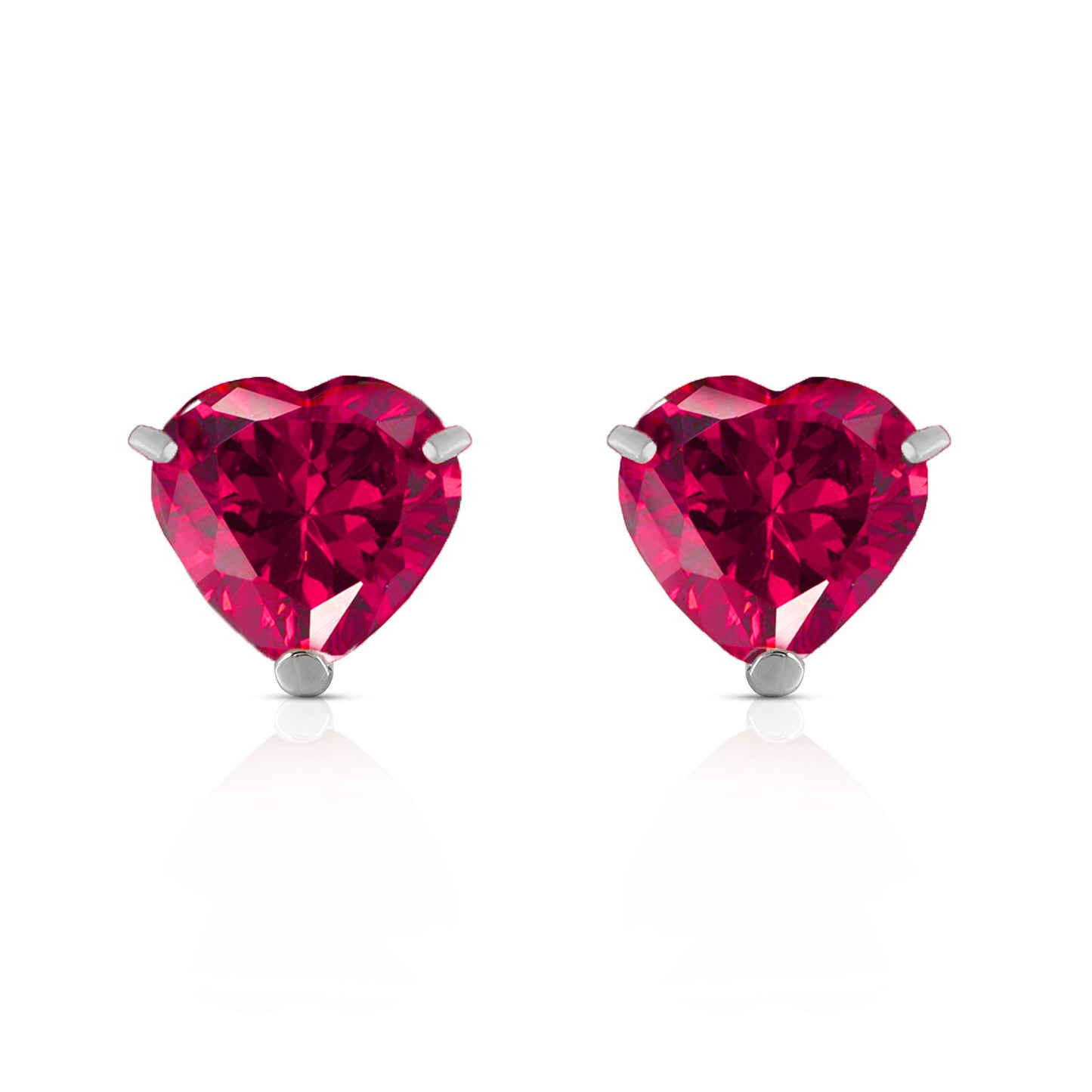Radiant Love Ruby Earrings
