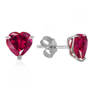 Eternal Love Ruby Stud Earrings