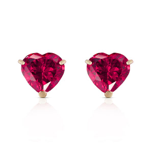 Eternal Love Ruby Stud Earrings