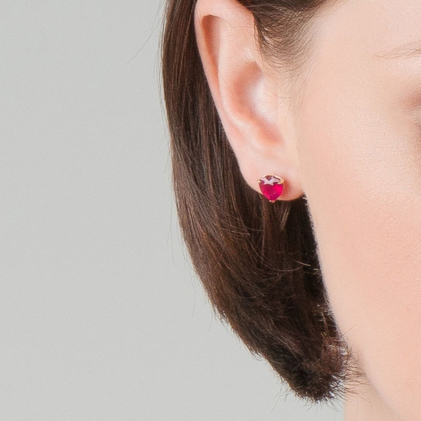 Radiant Love Ruby Earrings