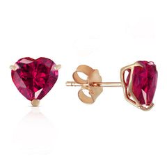 Eternal Love Ruby Stud Earrings