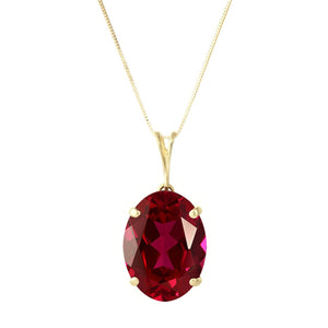 Graceful Glow Ruby Necklace