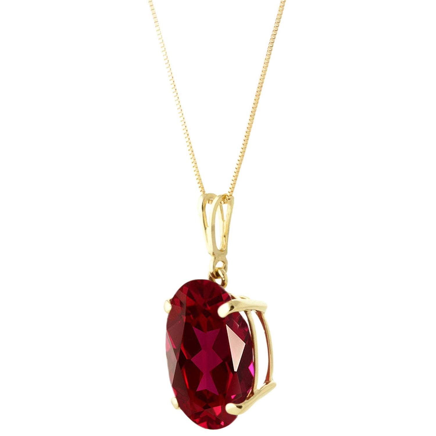 Graceful Glow Ruby Necklace