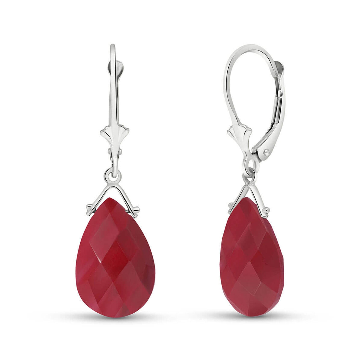 Lunar Glow Ruby Earrings