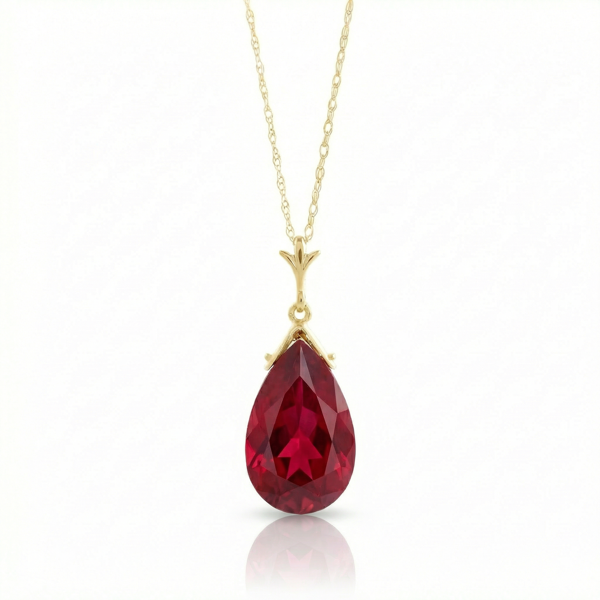Lunar Glow Ruby Necklace