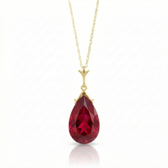 Lunar Glow Ruby Necklace