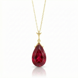 Lunar Glow Ruby Necklace
