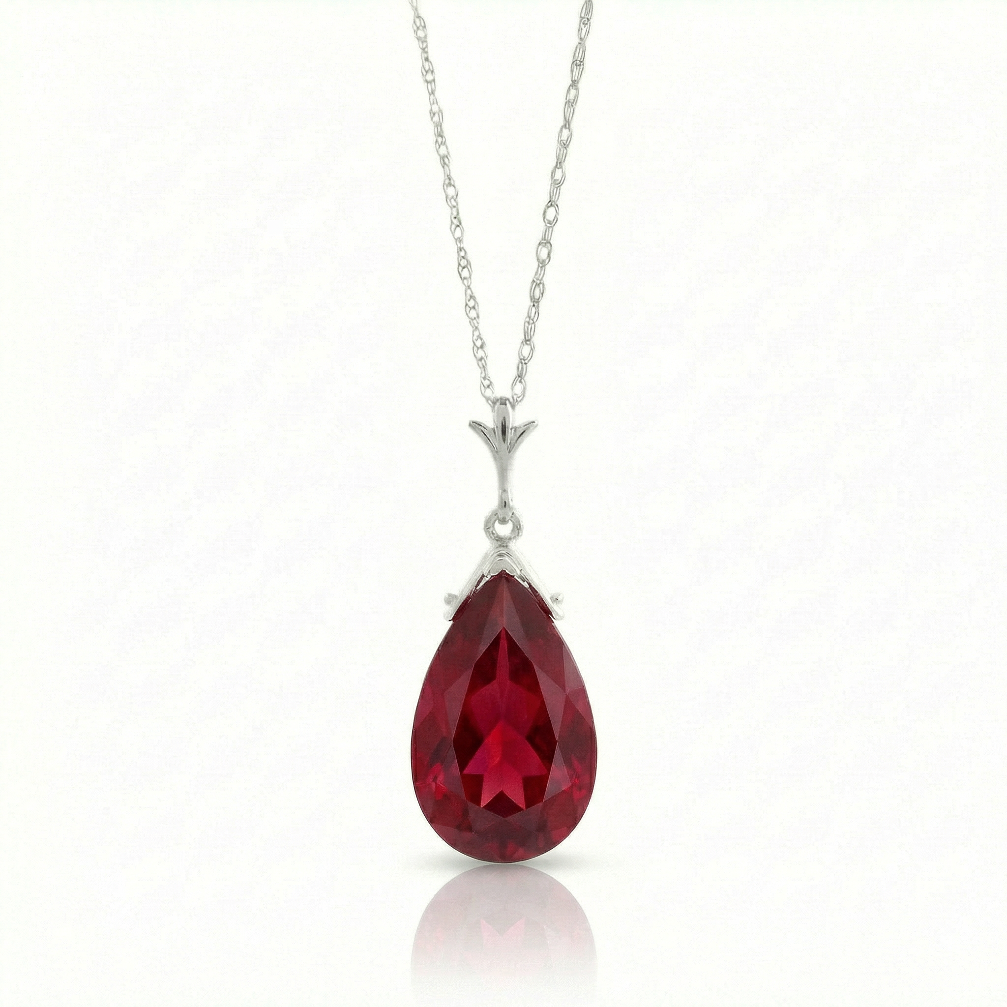 Lunar Glow Ruby Necklace
