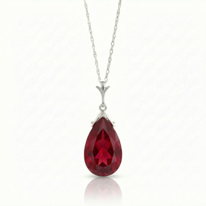 Lunar Glow Ruby Necklace