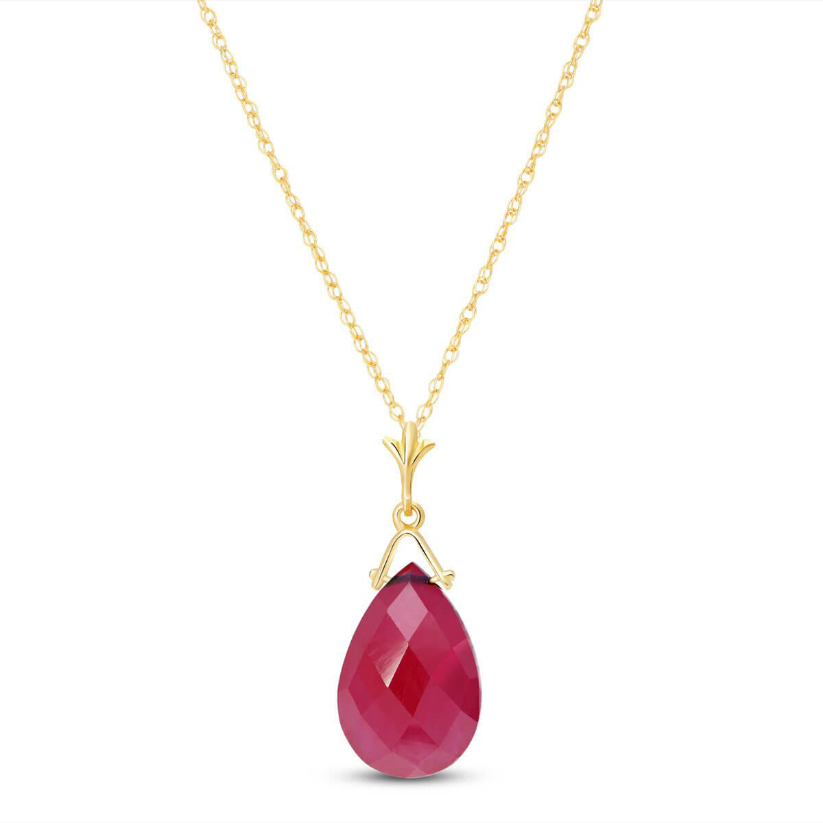 Lunar Glow Ruby Necklace