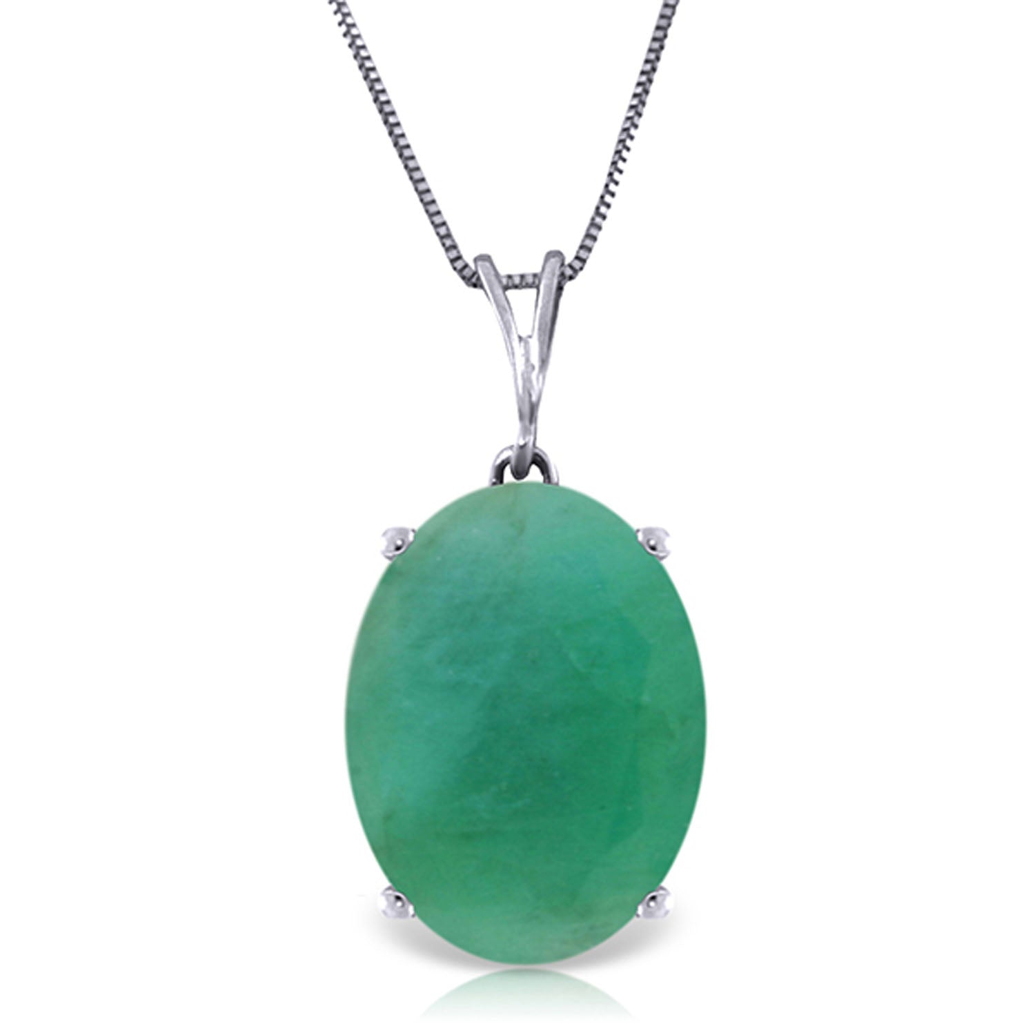 Graceful Glow Emerald Necklace