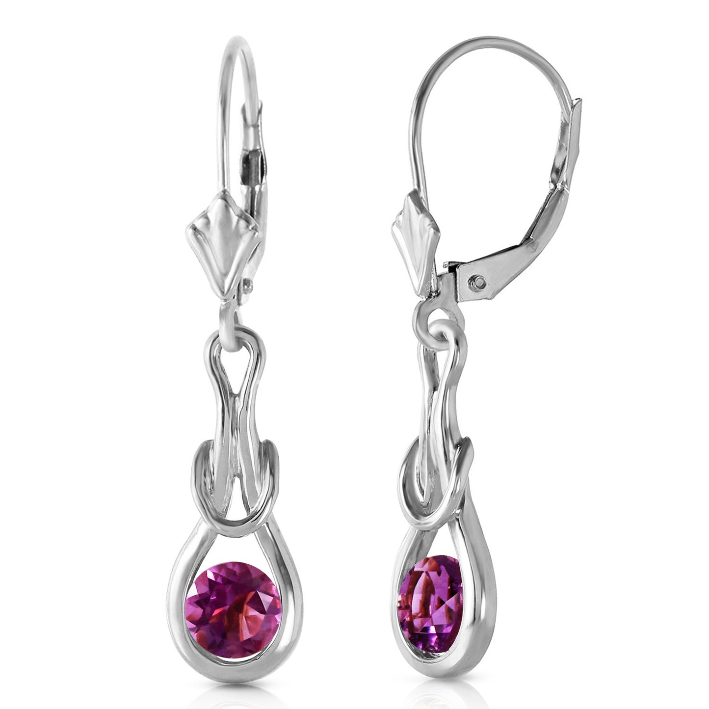 Lockstone Amethyst Earrings